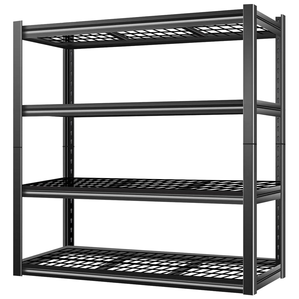 Heavy Duty 4 Tier Metal Garage Adjustable Storage Shelf Unit