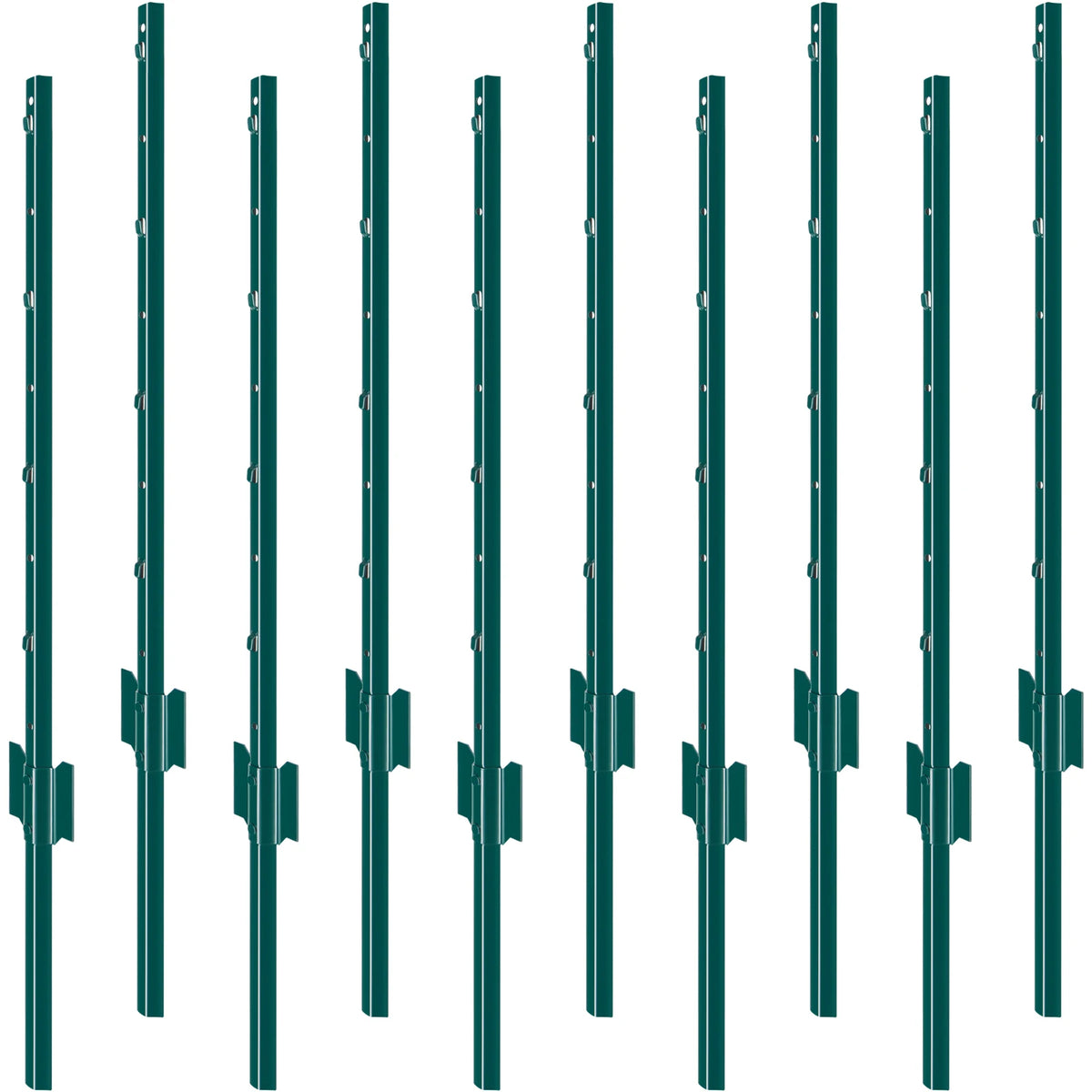 SucceBuy Heavy Duty Carbon Steel T Post Fence Stakes