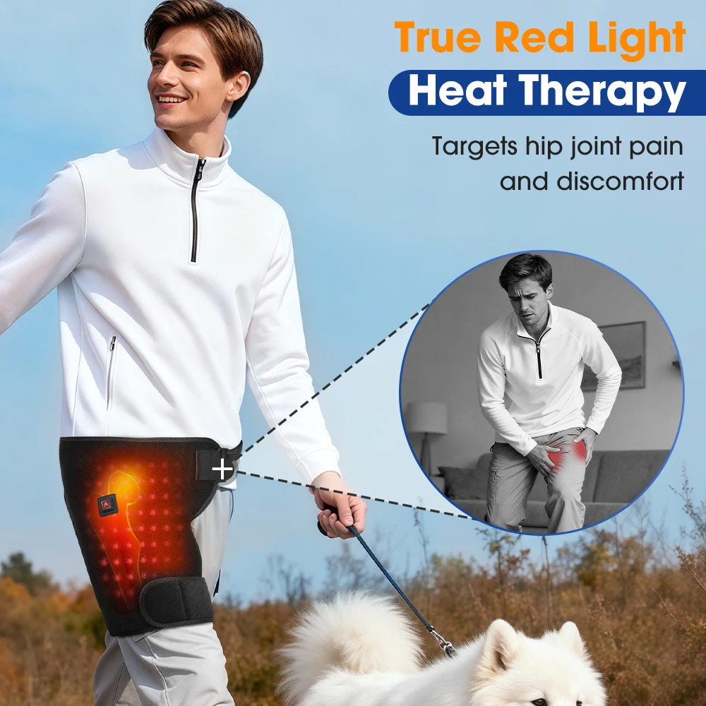 Hailicare USB Heated Hip Support Brace Far Infrared Wrap