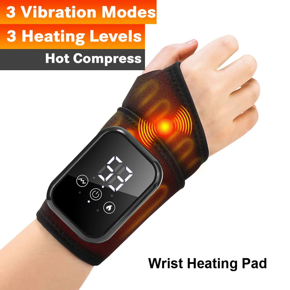 Hailicare Rechargeable Heated Ankle Brace With Vibration Massage