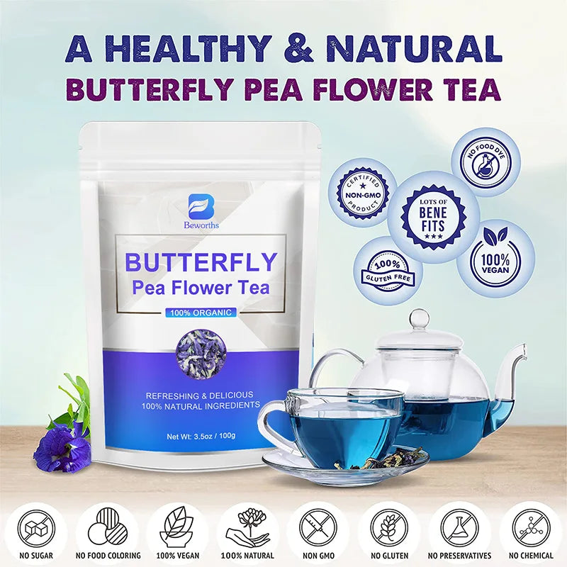 Beworths Natural Butterfly Herb Extract Vitamin C E Antioxidant Supplement