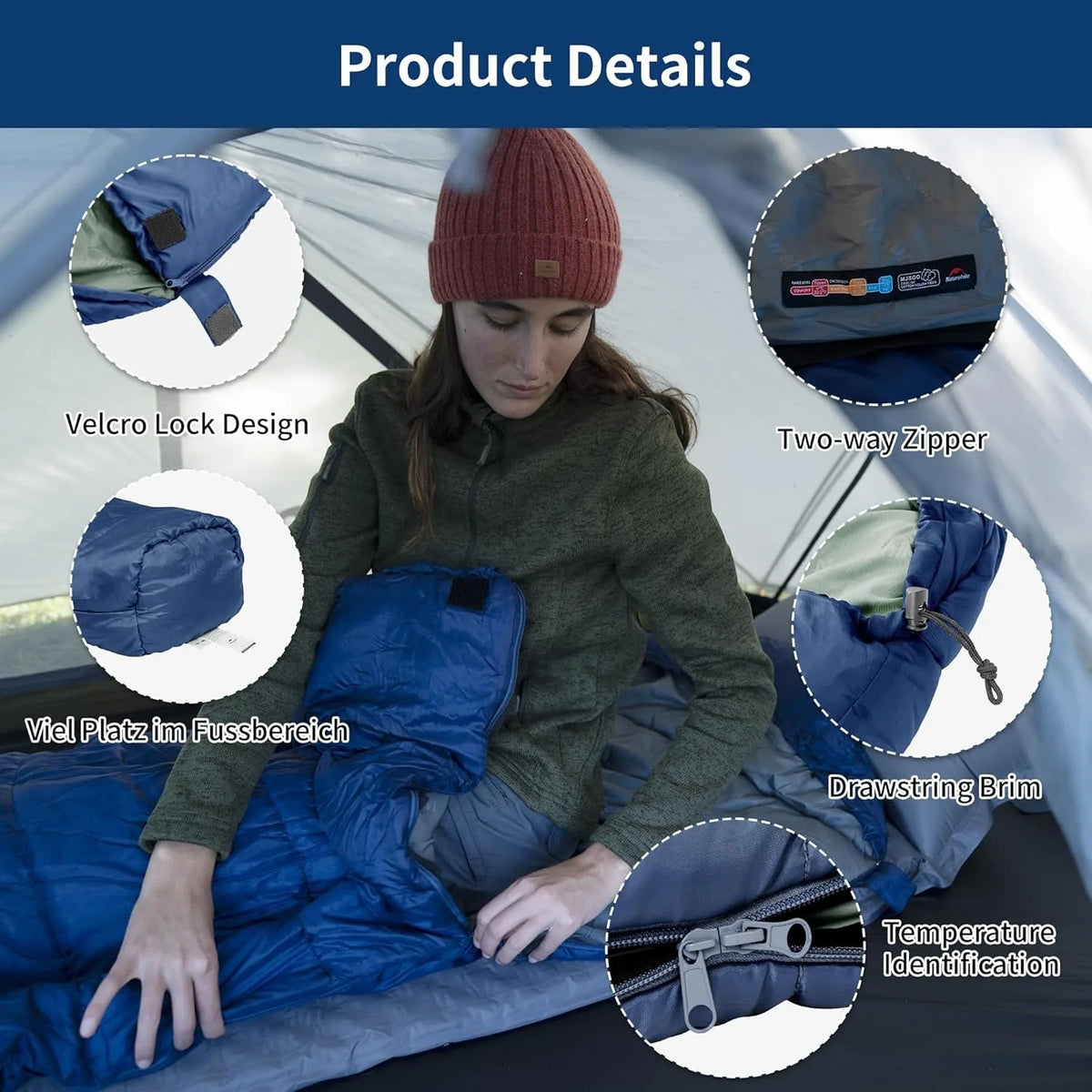 Naturehike Thermal Mummy Sleeping Bag For Winter Camping