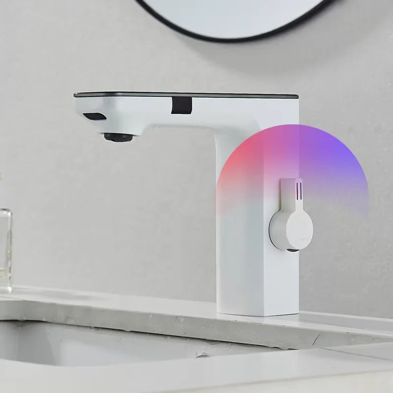 Shinesia Touch Sensor LED Temperature Bathroom Basin Faucet