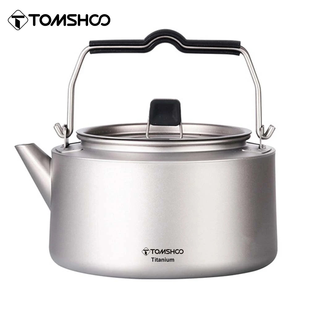 Tomshoo Portable Ultralight Titanium Camping Coffee Kettle