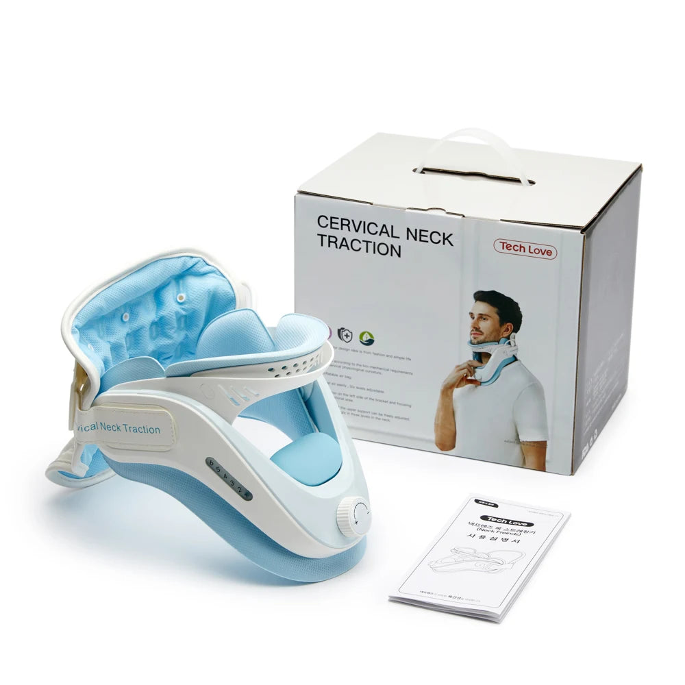 Adjustable Cervical Neck Traction Device For Home Spinal Support