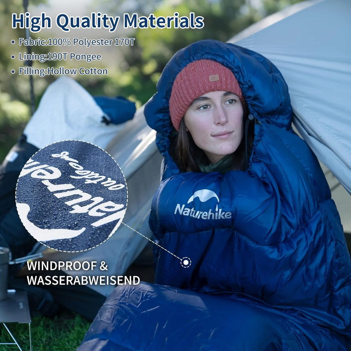 Naturehike Thermal Mummy Sleeping Bag For Winter Camping