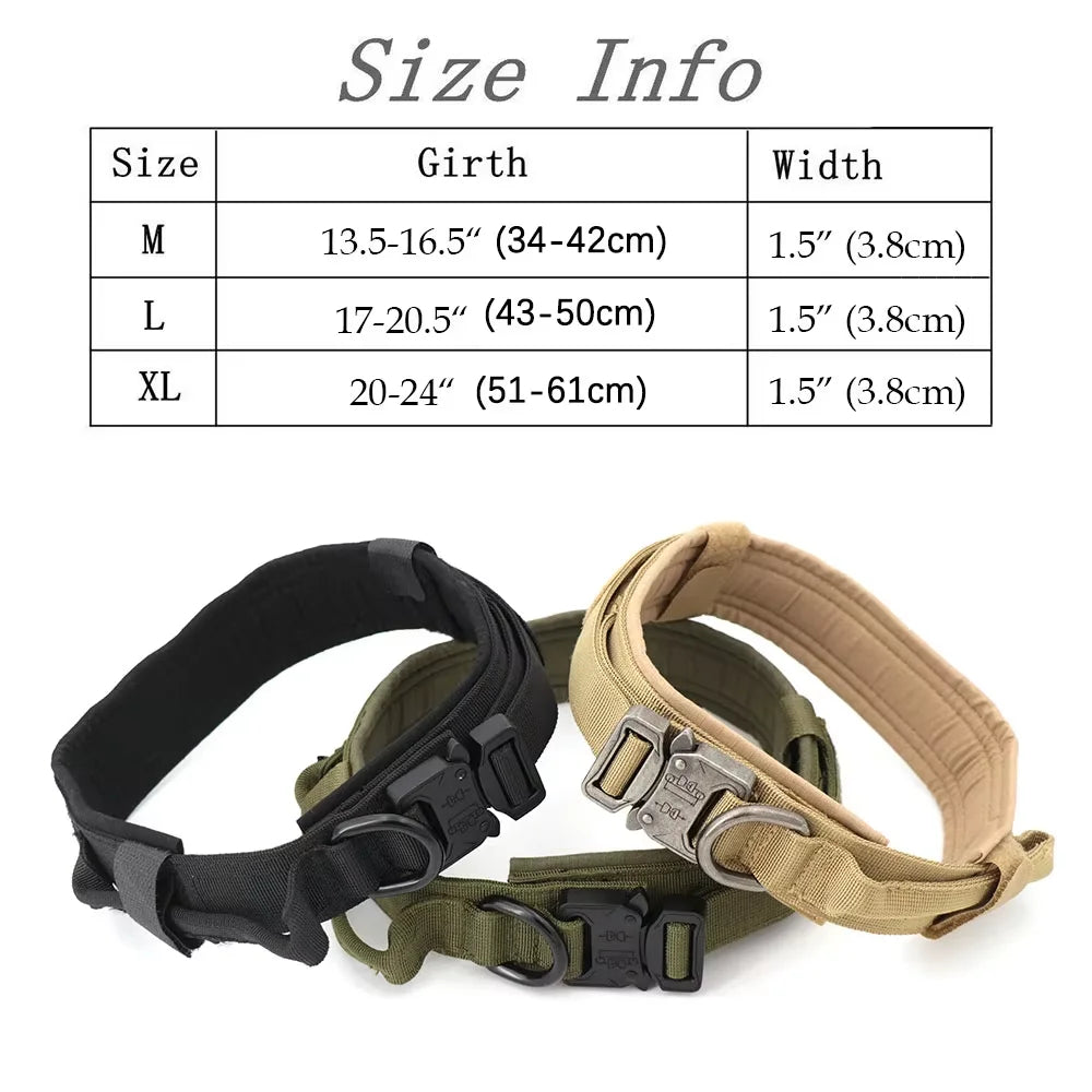 Adjustable Nylon Dog Collar And Leash Set With Quick Release Buckle