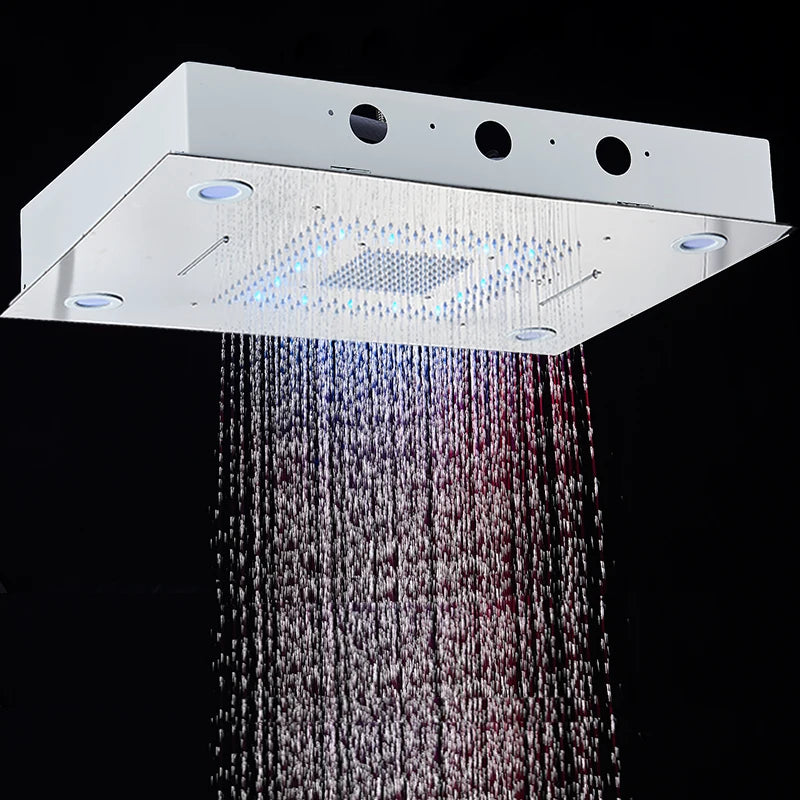 LED ceiling mounted shower head