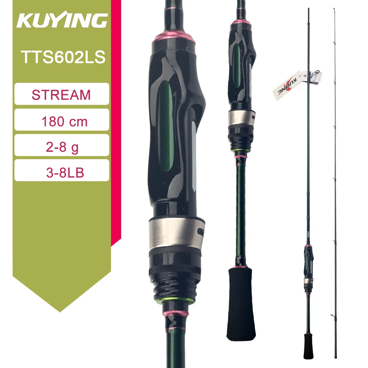 Kuying Teton Carbon Baitcasting Spinning Fishing Rod