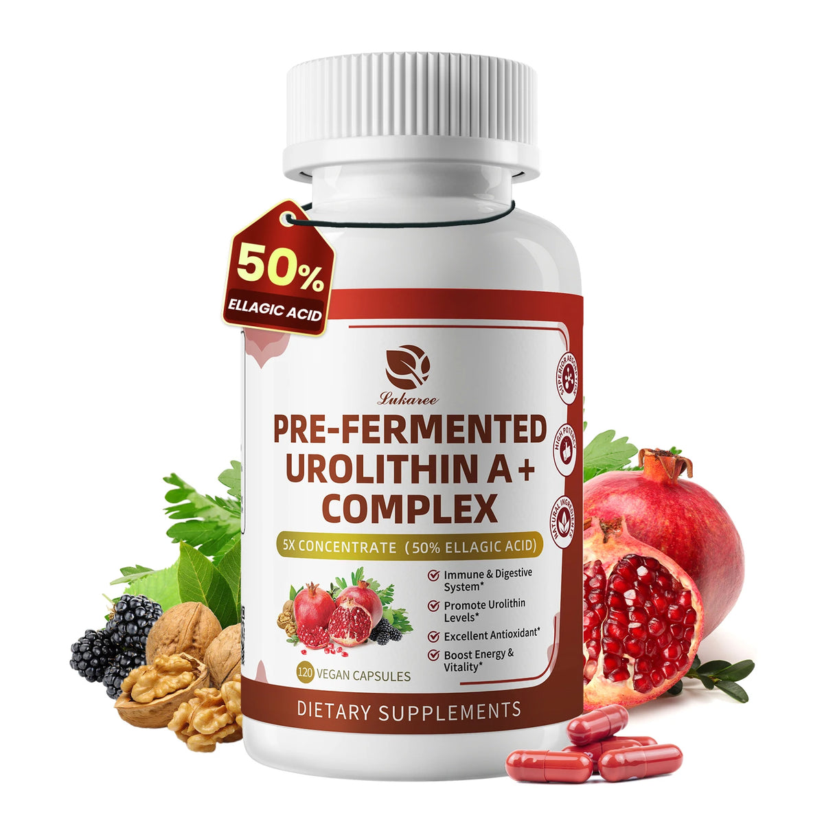 Beworths Urolithin A Complex Blend Cellular Health Supplement
