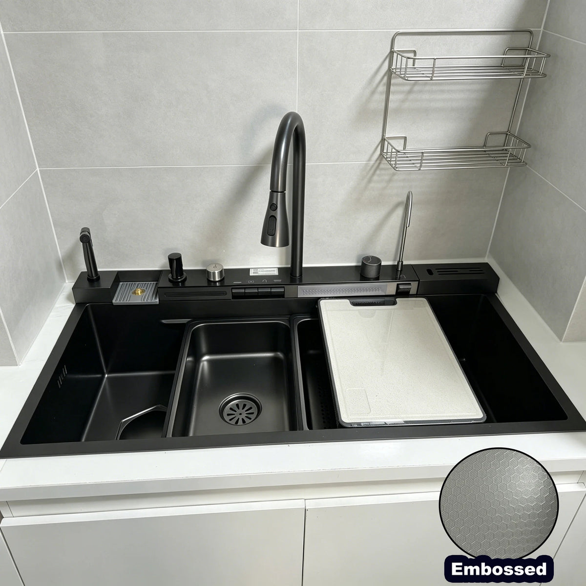 BusySink Modern Stainless Steel Multifunctional Kitchen Sink