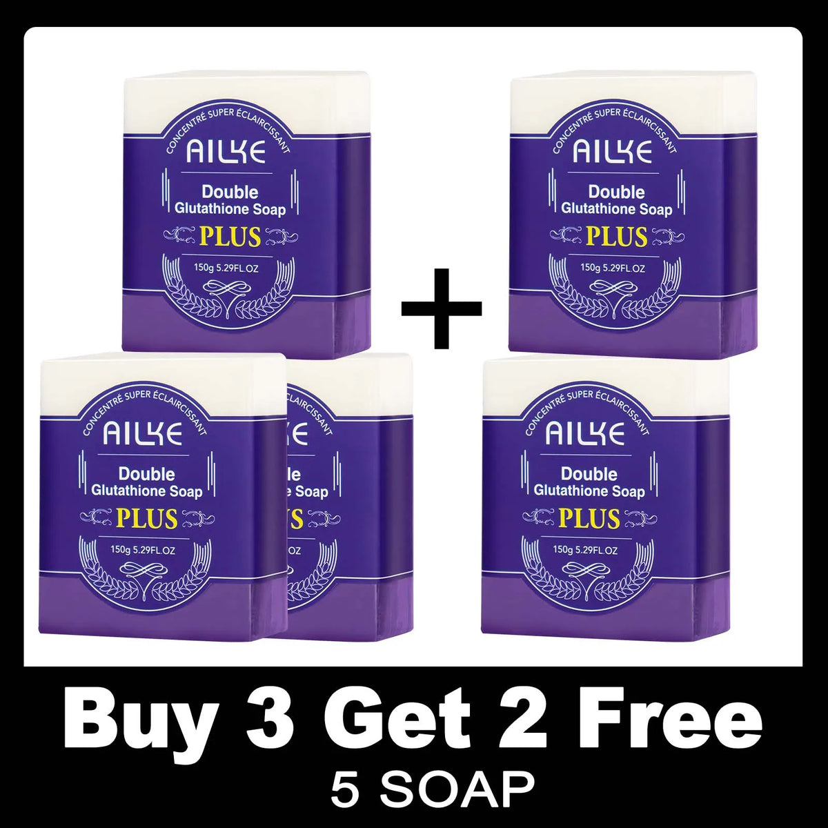 Ailke Glutathione Whitening Skin Care Set Targets Dark Spots