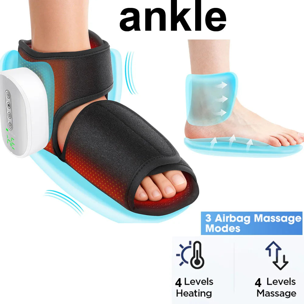 Hailicare Wireless Heating Ankle Brace For Foot Pain And Massage