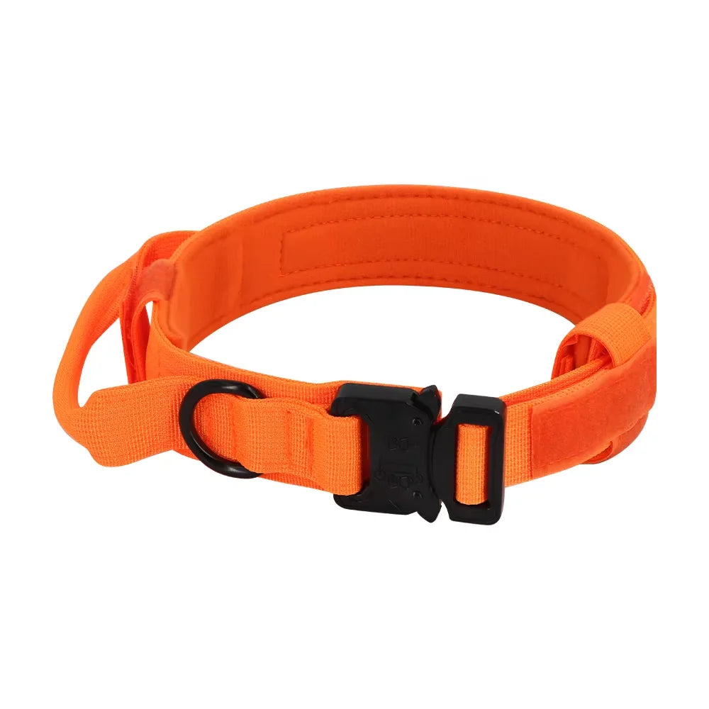 Adjustable Nylon Dog Collar And Leash Set With Quick Release Buckle