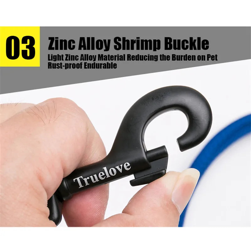 Truelove Reflective Nylon Padded Soft Pet Dog Leash