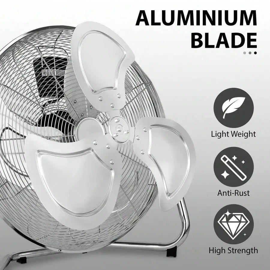 XMSJ Commercial Industrial Fan With 3 Speed Settings And Oscillation