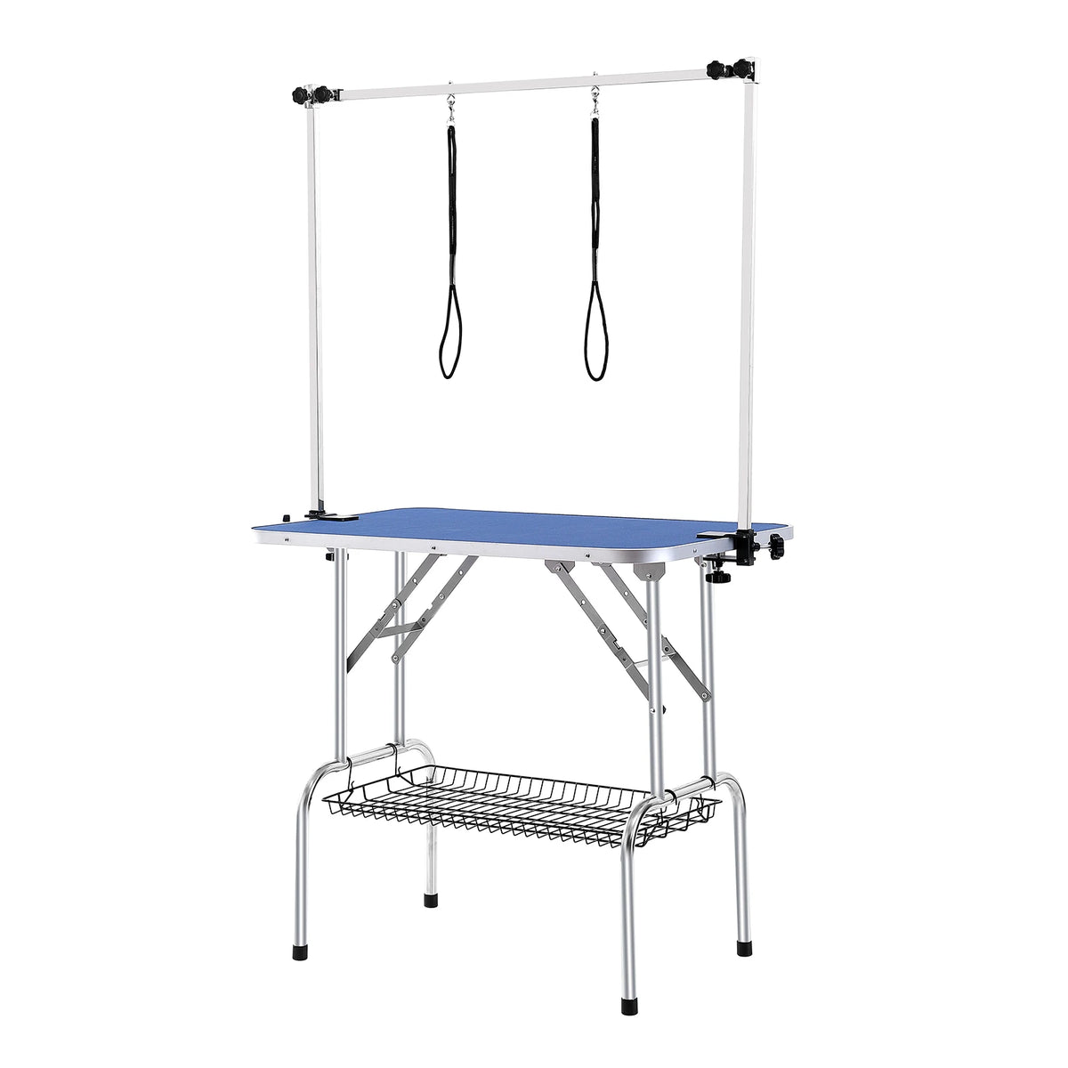 Foldable Pet Grooming Table With Clamp And Adjustable Arms