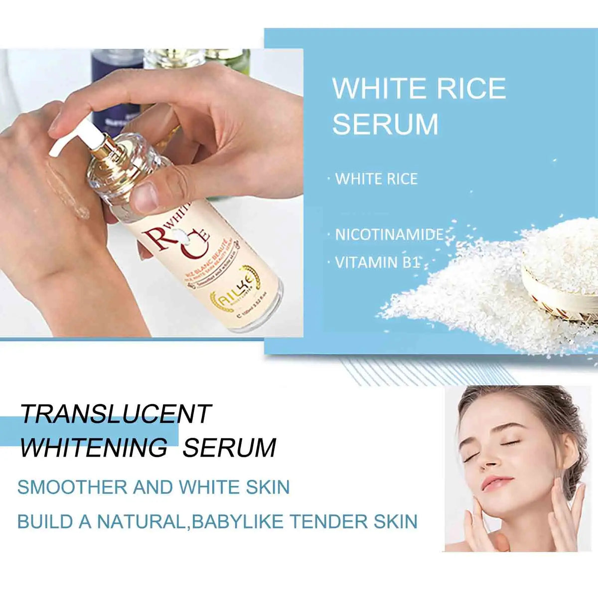 AILKE Multi Vitamin Whitening Body Lotion For Even Skin Tone