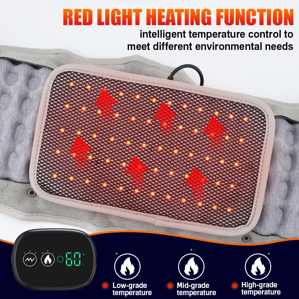Hailicare Inflatable Heating Massage Belt For Waist Relaxation