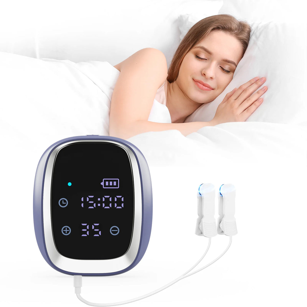 Handheld EMS Sleep Aid Device CES Microcurrent Pulse Therapy