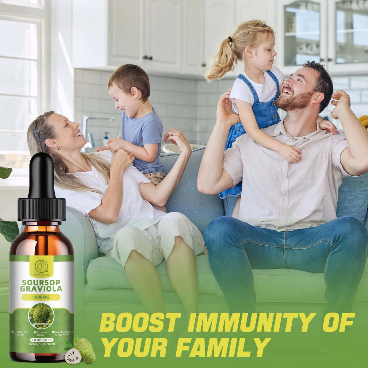Beworths Natural Soursop Graviola Extract Drops For Immunity