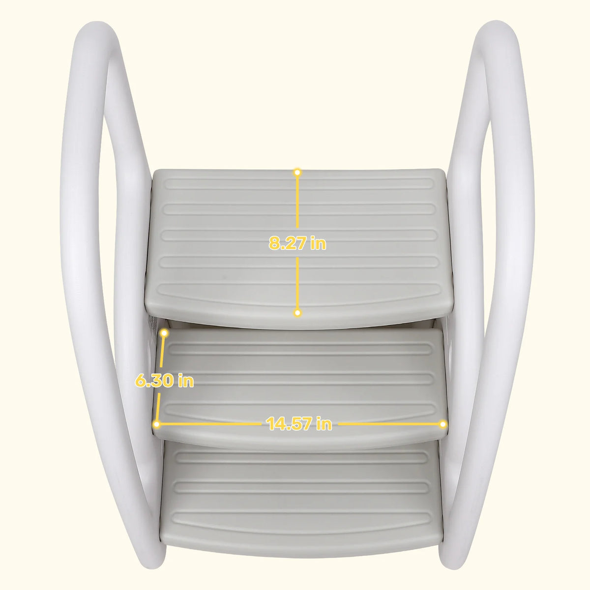 toddler step stool with secure handles