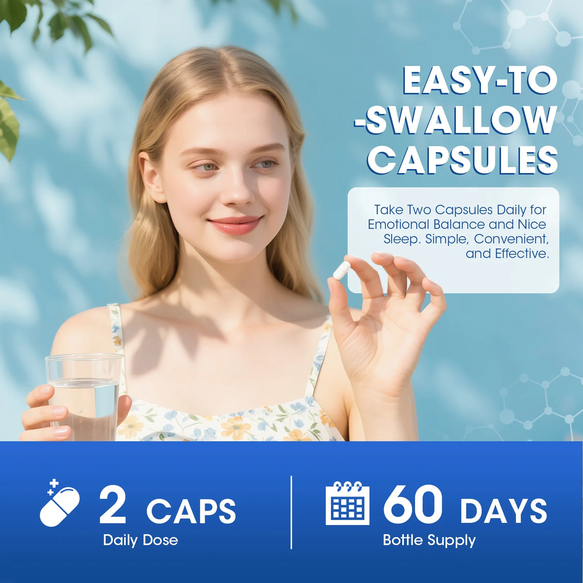 Beworths Gaba Capsules With L-Theanine Ashwagandha For Sleep And Focus
