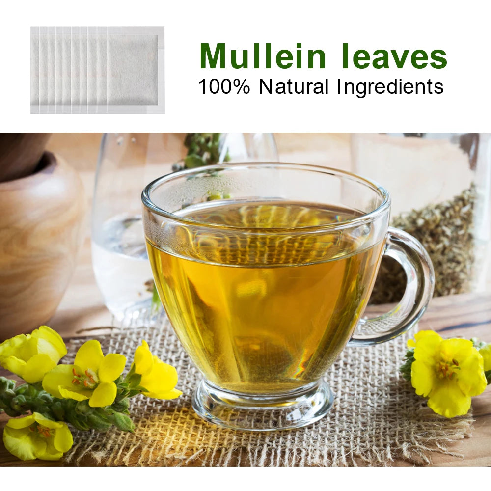 Minch Herbal Mullein Leaf Drink For Lung Cleansing And Cough Relief