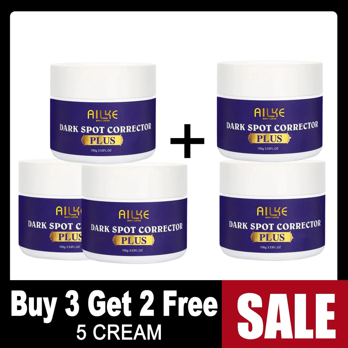Ailke Glutathione Whitening Skin Care Set Targets Dark Spots