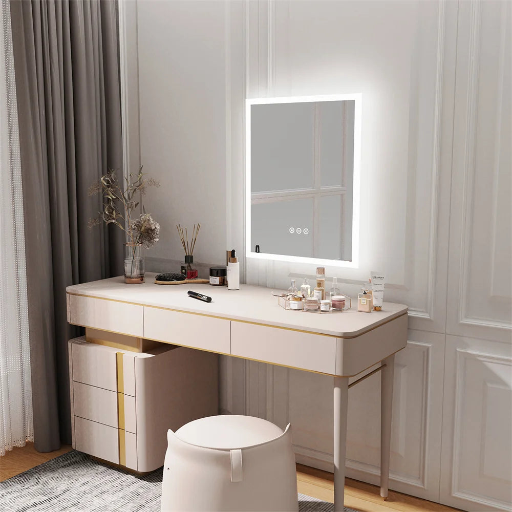 LUVODI Touch LED Bathroom Vanity Mirror With Dimming Defogger