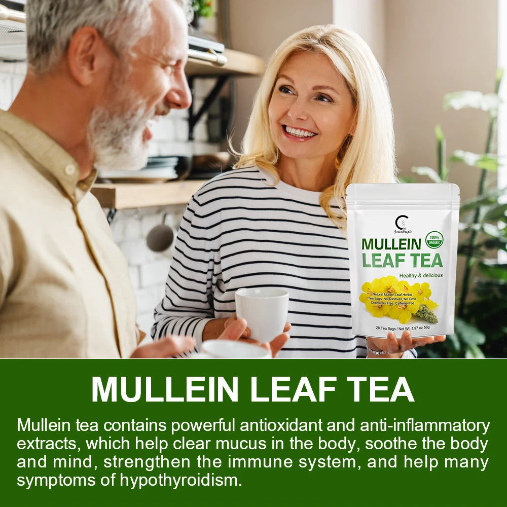 Minch Herbal Mullein Leaf Drink For Lung Cleansing And Cough Relief