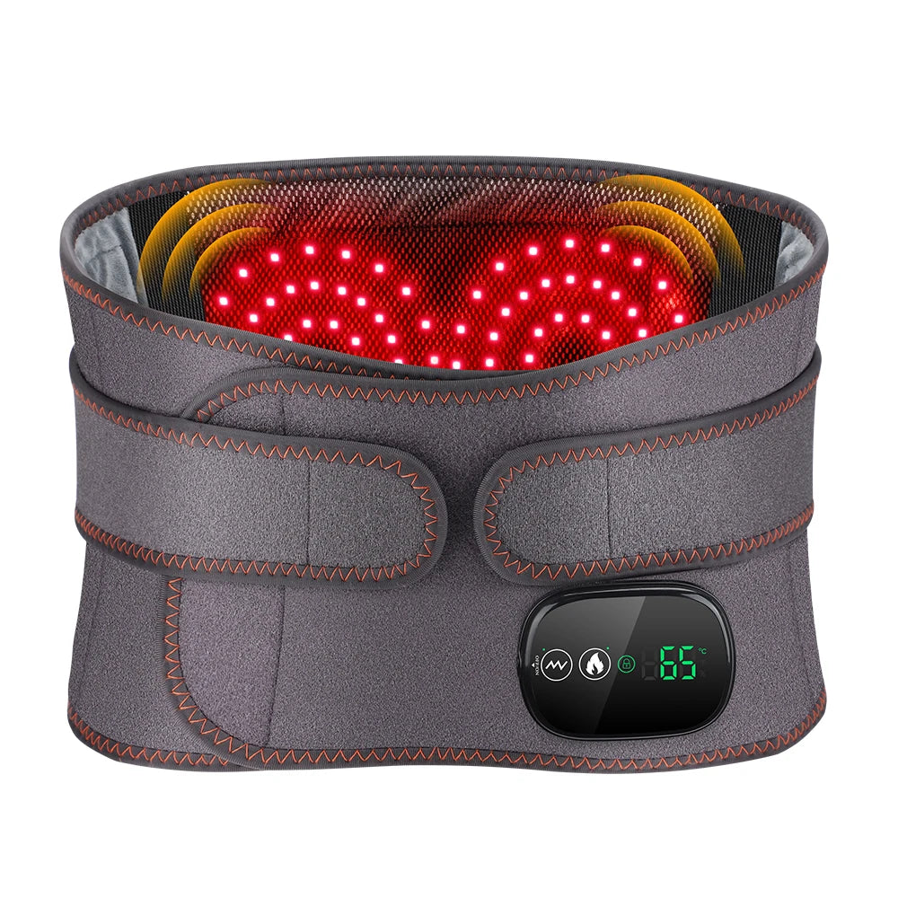 Hailicare Rechargeable Heated Waist Belt With Vibration And Three Heat Settings