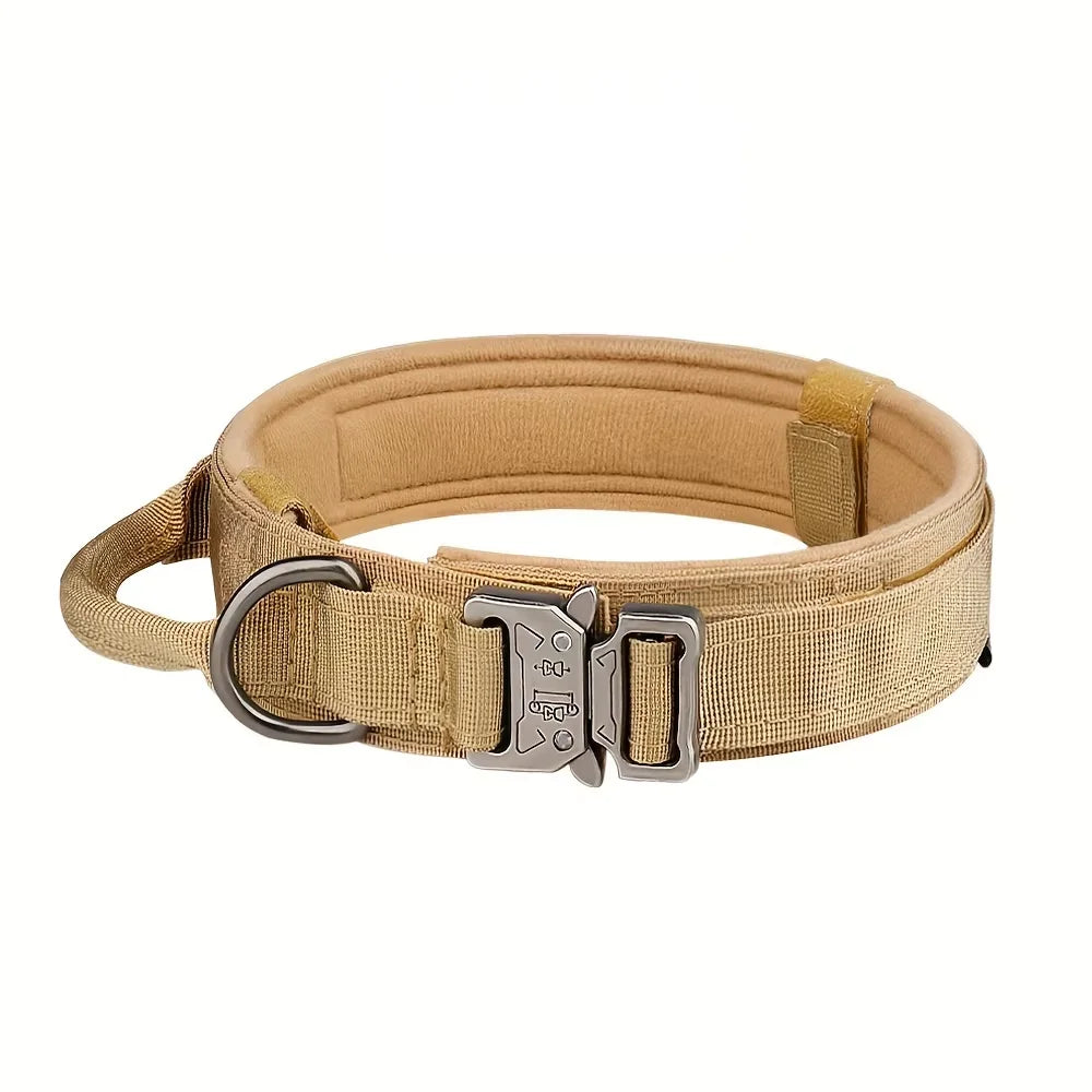 Adjustable Nylon Dog Collar And Leash Set With Quick Release Buckle