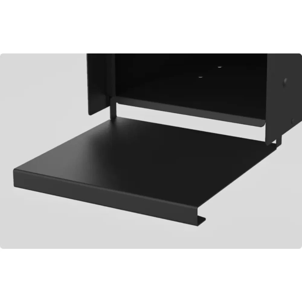 Modern Galvanized Steel Post Mount Weatherproof Mailbox