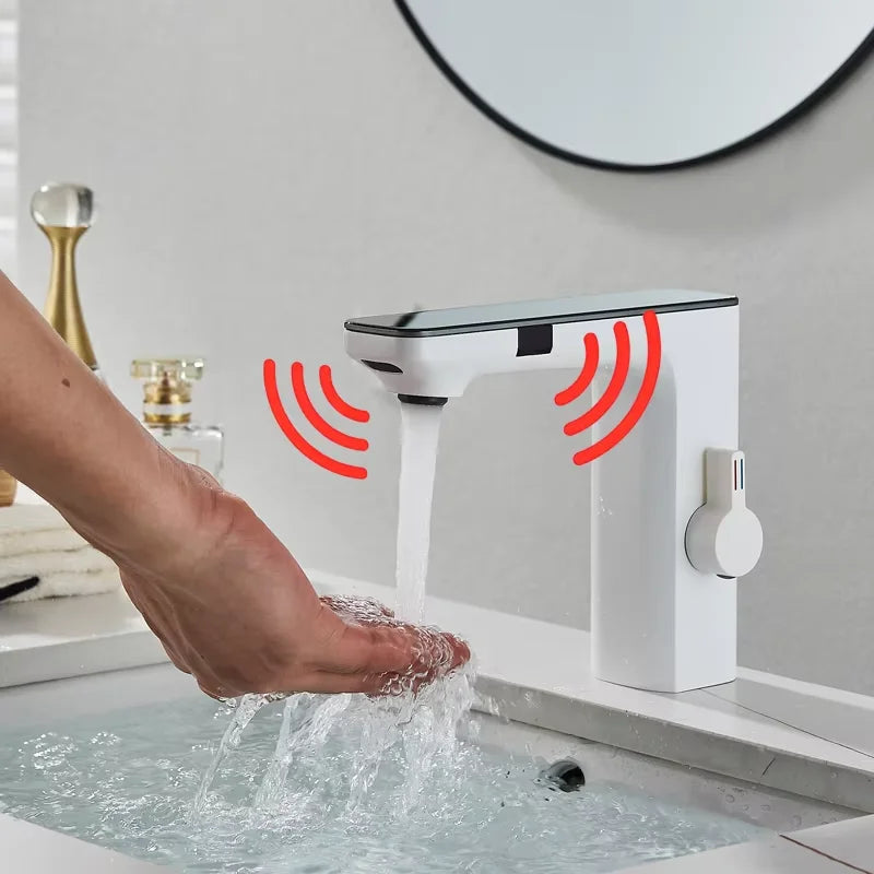 Shinesia Touch Sensor LED Temperature Bathroom Basin Faucet