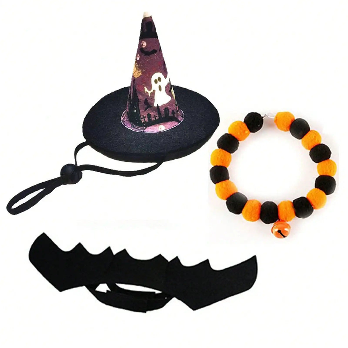 Halloween Pet Costume And Accessory Set For Pet Transformation Outfit