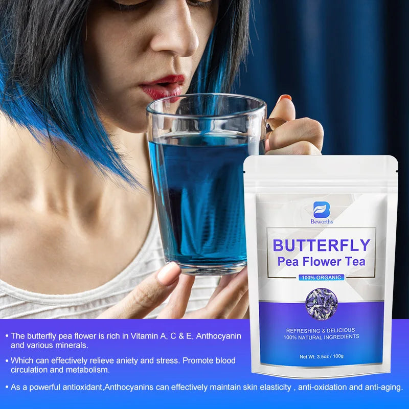 Beworths Natural Butterfly Herb Extract Vitamin C E Antioxidant Supplement