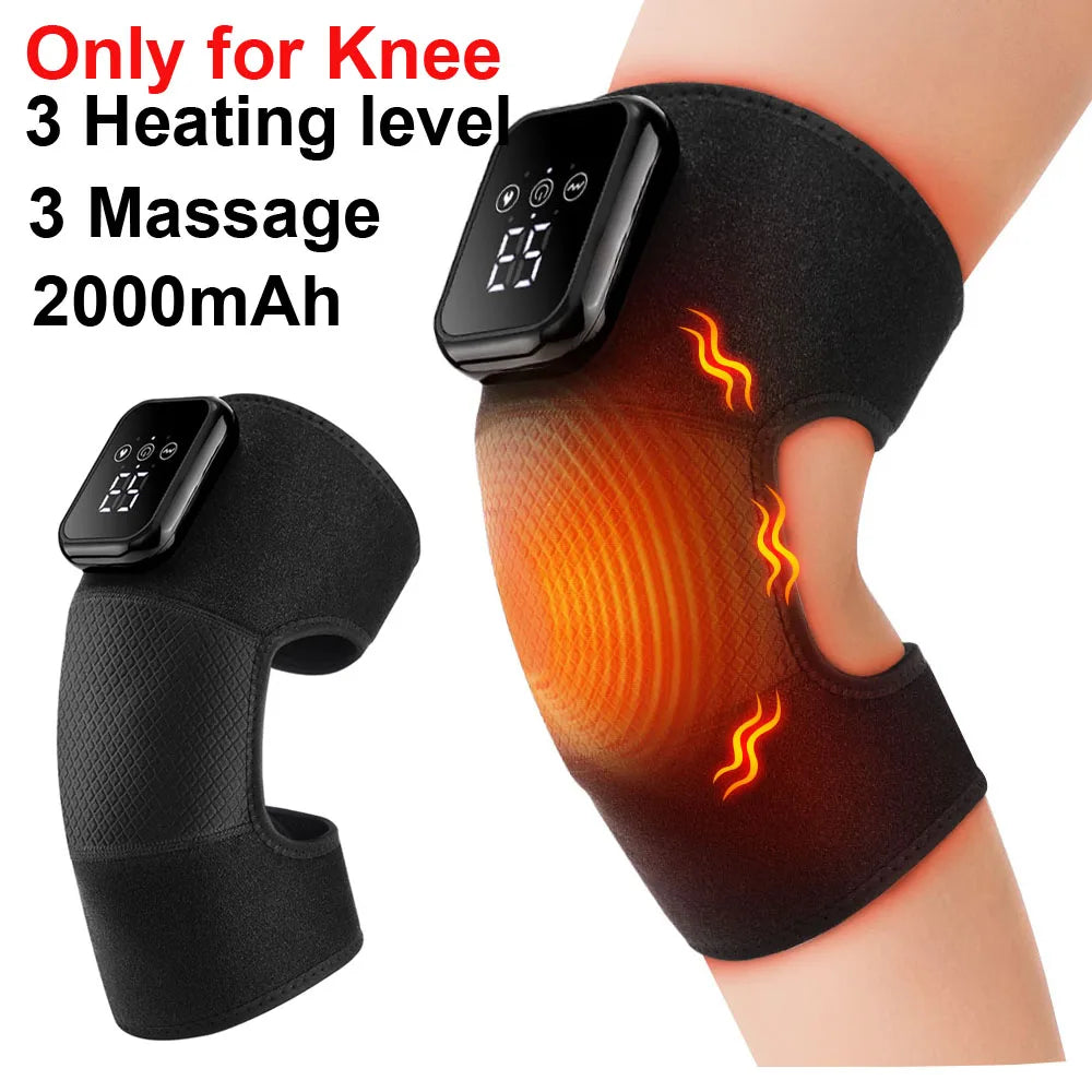 Hailicare Electric Knee Massager With Heat And Vibration Therapy
