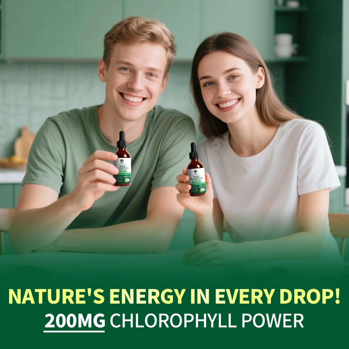 Lukaree Chlorophyll Liquid Drops Supports Natural Cleansing And Immunity