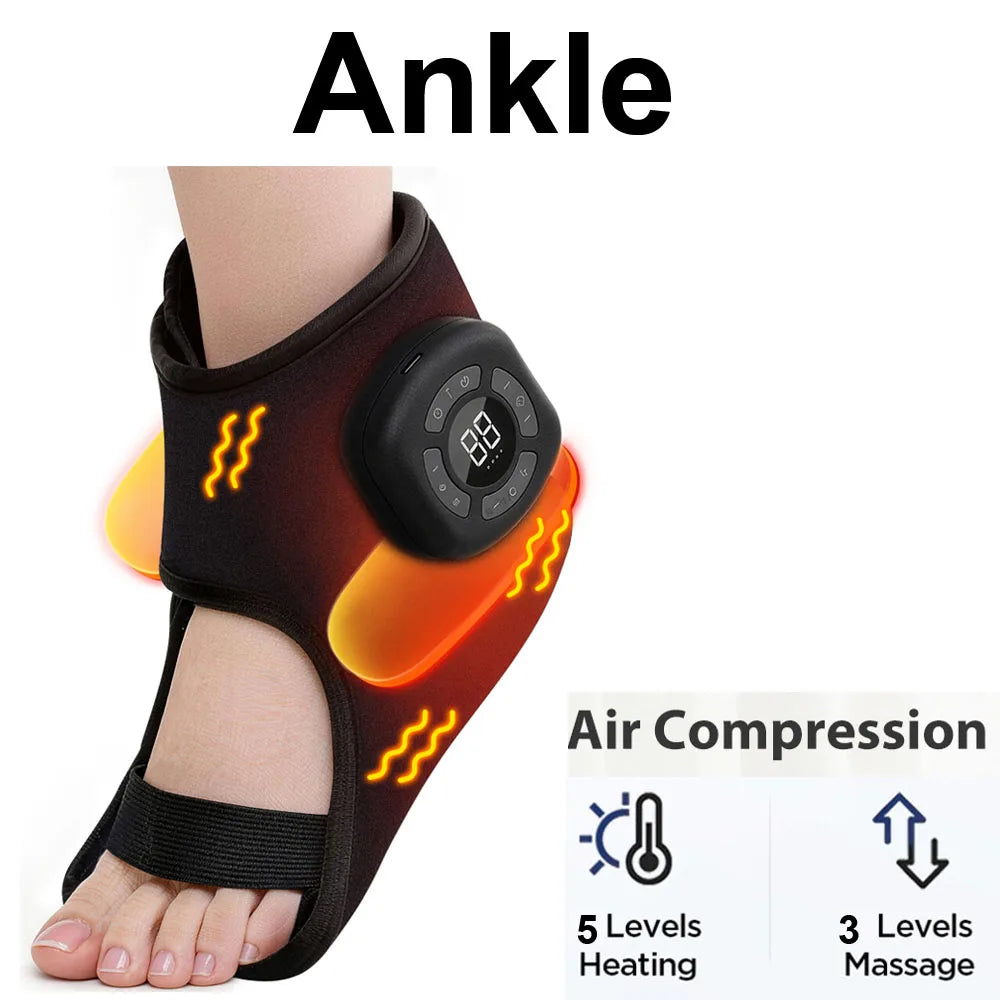 Hailicare Wireless Heating Ankle Brace For Foot Pain And Massage
