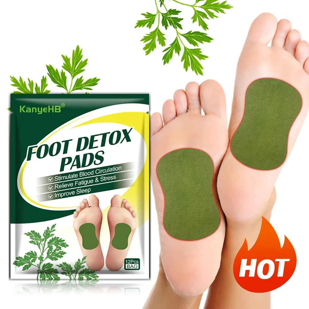 Natural Herbal Wormwood Detox Foot Pads For Sleep Support