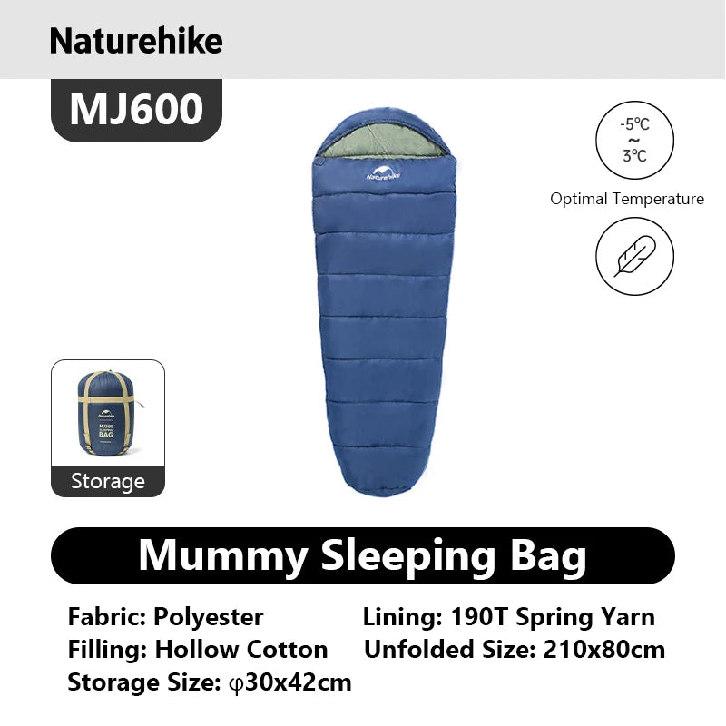 Naturehike Thermal Mummy Sleeping Bag For Winter Camping