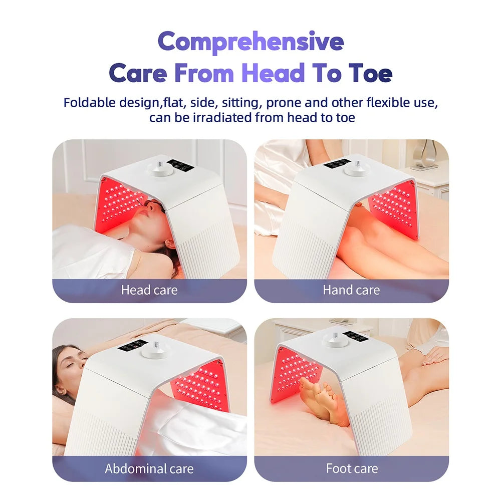 Foreverlily Folding Led Photon Facial Beauty Machine With Nano Spray