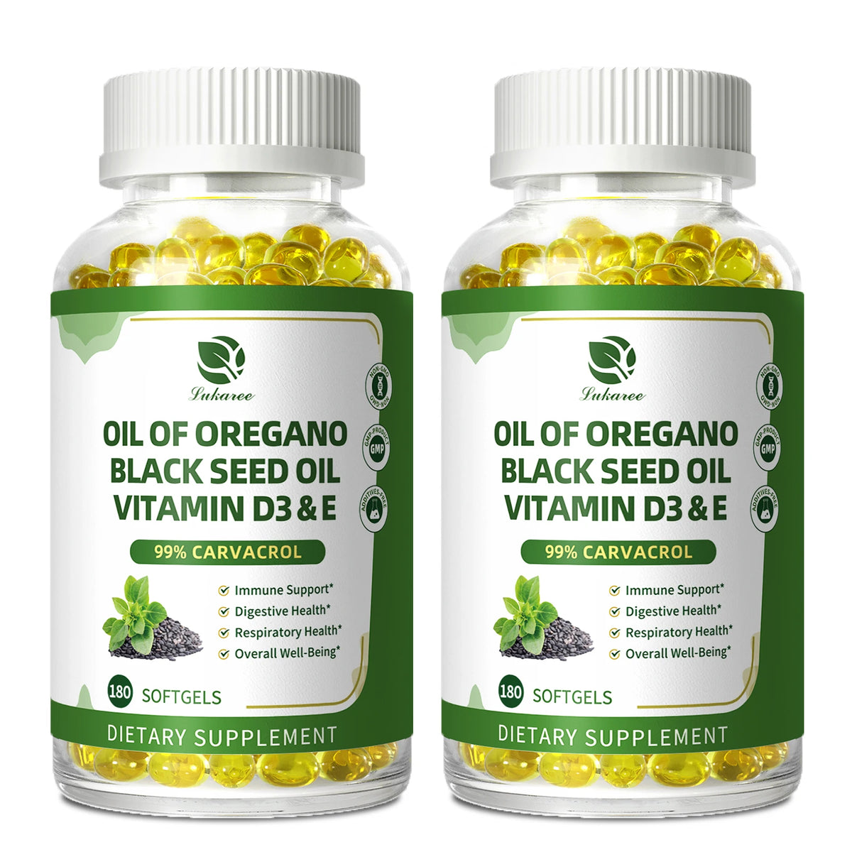 Beworths Organic Oregano Oil Capsules With Black Seed
