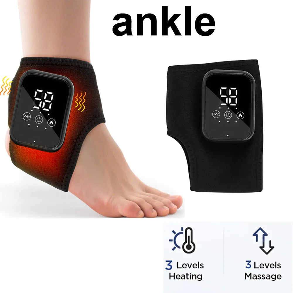 Hailicare Wireless Heating Ankle Brace For Foot Pain And Massage