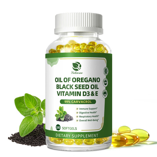 Beworths Organic Oregano Oil Capsules With Black Seed