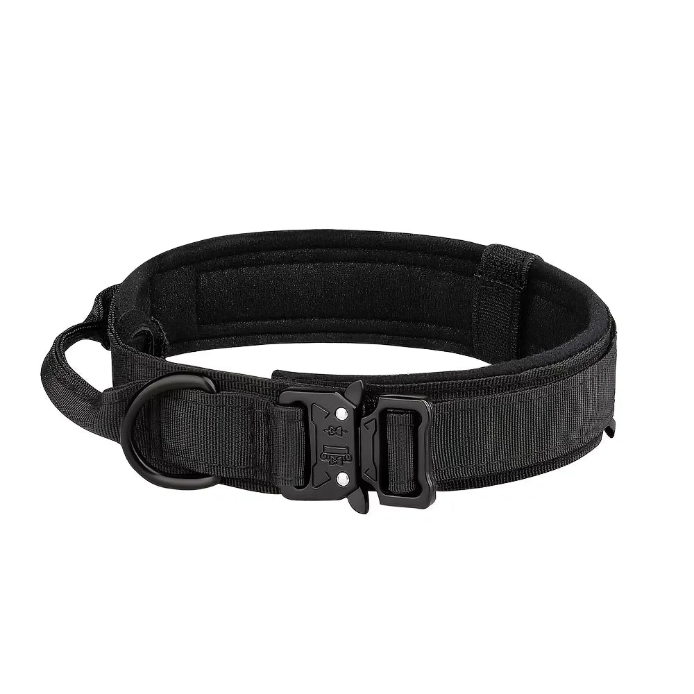 Adjustable Nylon Dog Collar And Leash Set With Quick Release Buckle