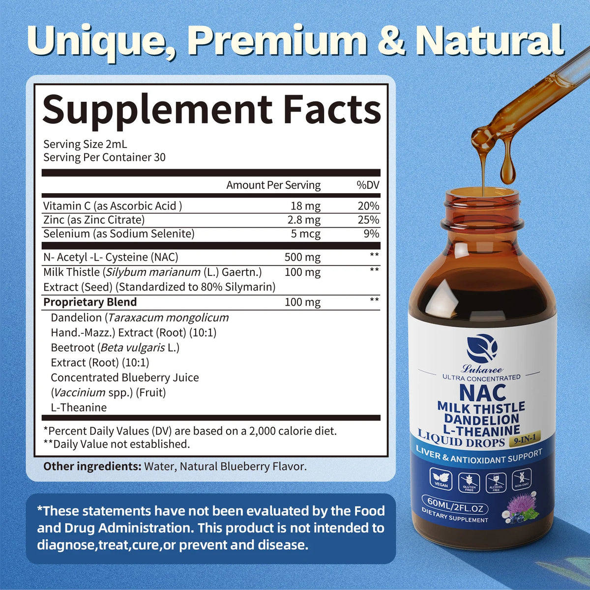Beworths NAC Supplement With Milk Thistle And Selenium Antioxidant