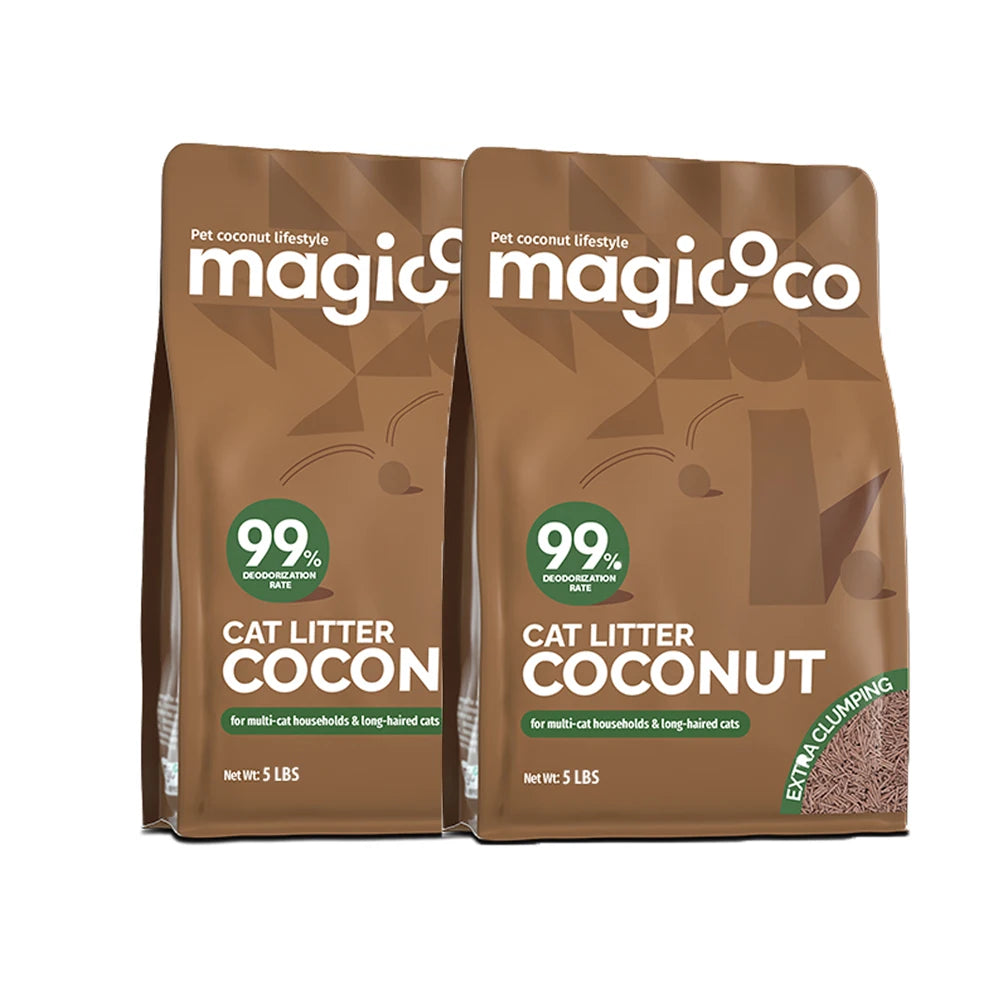 Bioline Coconut Cat Litter Odor Control Low Tracking Flushable Formula