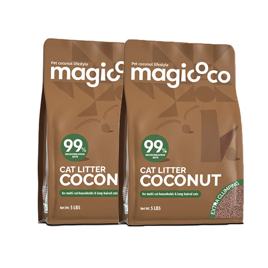 Bioline Coconut Cat Litter Odor Control Low Tracking Flushable Formula